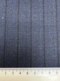 55CN5568 CANONICO (카노니코) TRADITIONAL WORSTED 21μ 네이비 스트라이프[원단] CANONICO 서브 사진