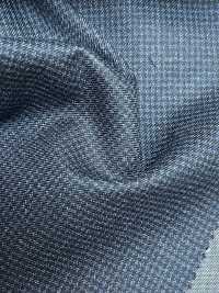 55CN5574 CANONICO(카노니코) WORSTED 120'S 네이비 하운드투스[원단] CANONICO 서브 사진