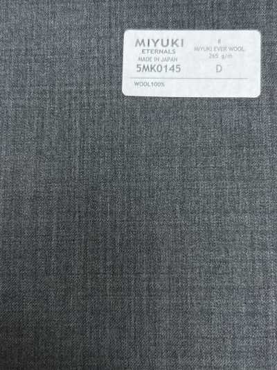 5MK0145 MIYUKI EVER WOOL(미유키 에버울) 무지 라이트 그레이