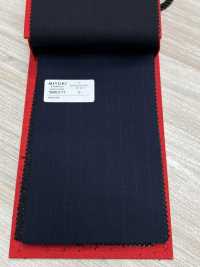 5MK0171 MIYUKI EVER WOOL (미유키 에버 울) 스트라이프 네이비[원단] 미유키 케오리(MIYUKI) 서브 사진