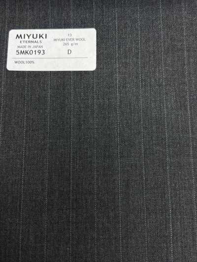 5MK0193 MIYUKI EVER WOOL(미유키 에버울) 스트라이프 그레이