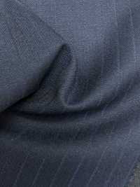 5MK0215 MIYUKI EVER WOOL(미유키·에버 울) 섀도우 스트라이프 네이비[원단] 미유키 케오리(MIYUKI) 서브 사진