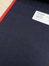 5MK0241 MIYUKI EVER WOOL(미유키・에버 울) 섀도우 윈도페인 팬 네이비[원단] 미유키 케오리(MIYUKI) 서브 사진