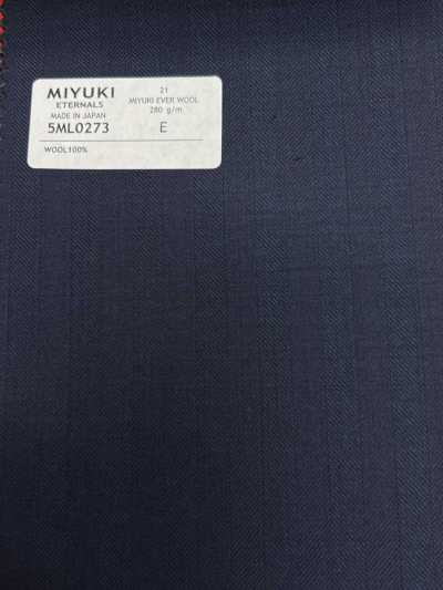 5ML0273 MIYUKI EVER WOOL(미유키 에버울) 헤링본 네이비 블루