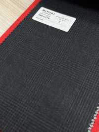 5ML0376 MIYUKI EVER WOOL(미유키・에버 울) 글렌 체크 차콜그레이[원단] 미유키 케오리(MIYUKI) 서브 사진