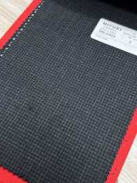 5ML0402 MIYUKI EVER WOOL(미유키・에버 울) 하운드투스 차콜그레이[원단] 미유키 케오리(MIYUKI) 서브 사진