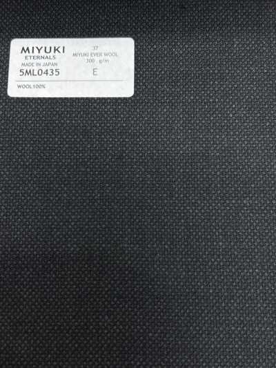 5ML0435 MIYUKI EVER WOOL 버즈아이 차콜그레이