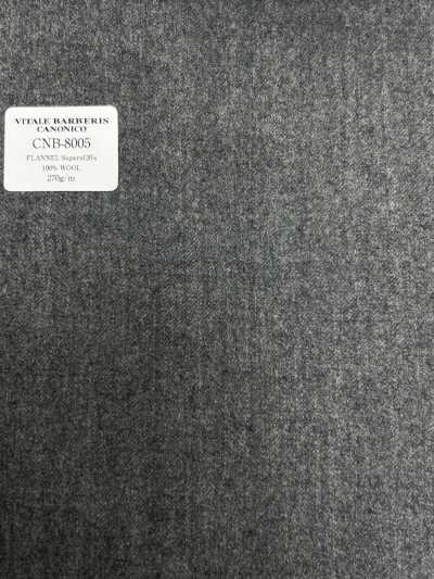 CNB8005 CANONICO 스테디셀러 FLANNEL Super120's 미디엄 그레이 무지