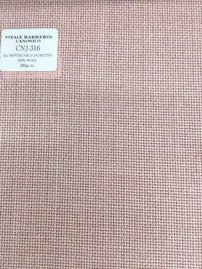 CNJ316 CANONICO(카노니코) 스테디셀러 21μMONTECARLO 재킷지 홉색 핑크 무지