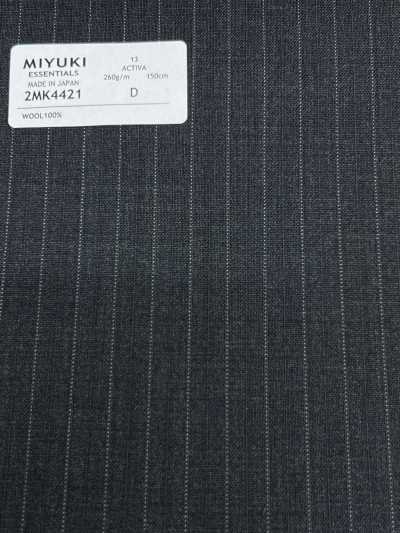 2MK4421 26SS MIYUKI ESSENTIALS ACTIVA 차콜 그레이 스트라이프