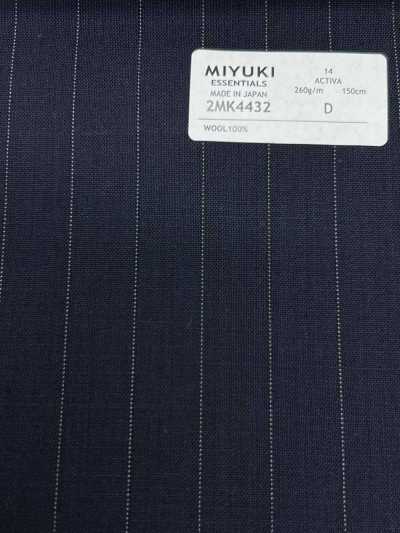 2MK4432 26SS 미유키생지 MIYUKI 에센셜즈 ESSENTIALS ACTIVA 네이비 스트라이프