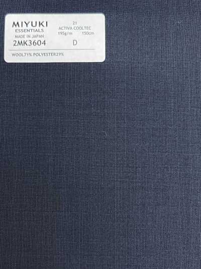 2MK3604 26SS 미유키기지 MIYUKI 에센셜즈 ESSENTIALS ACTIVA ACTIVA COOLTEC 남색 무지
