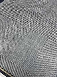 M02053-9 KUNISHIMA1850 Exclusive line【Extrafine Wool 140's】흑백 글렌 체크[원단] 쿠니시마 주식회사 서브 사진