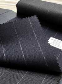 M02061-2 KUNISHIMA1850 Exclusive line 【Superfine Worsted】감초 스트라이프[원단] 쿠니시마 주식회사 서브 사진