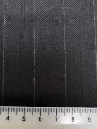 M02062-8 KUNISHIMA1850 Exclusive line 【Superfine Worsted】차 헤링본[원단] 쿠니시마 주식회사 서브 사진