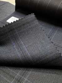 M02063-3 KUNISHIMA1850 Exclusive line 【Superfine Worsted】블루 체크[원단] 쿠니시마 주식회사 서브 사진