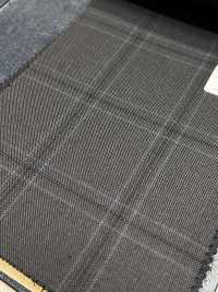 M02063-5 KUNISHIMA1850 Exclusive line 【Superfine Worsted】 그레이 체크[원단] 쿠니시마 주식회사 서브 사진