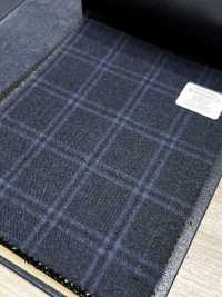 M02065-3 KUNISHIMA1850 Exclusive line 【Superfine Worsted】블루 杢체크[원단] 쿠니시마 주식회사 서브 사진