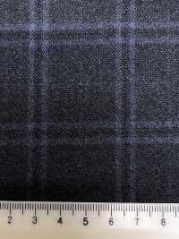 M02065-3 KUNISHIMA1850 Exclusive line 【Superfine Worsted】블루 杢체크[원단] 쿠니시마 주식회사 서브 사진