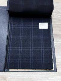M02065-3 KUNISHIMA1850 Exclusive line 【Superfine Worsted】블루 杢체크[원단] 쿠니시마 주식회사 서브 사진