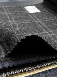 M02065-4 KUNISHIMA1850 Exclusive line 【Superfine Worsted】그레이 목 체크[원단] 쿠니시마 주식회사 서브 사진