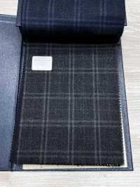 M02065-4 KUNISHIMA1850 Exclusive line 【Superfine Worsted】그레이 목 체크[원단] 쿠니시마 주식회사 서브 사진