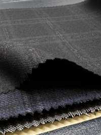M02066-4 KUNISHIMA1850 Exclusive line 【Superfine Worsted】그레이 목 체크[원단] 쿠니시마 주식회사 서브 사진