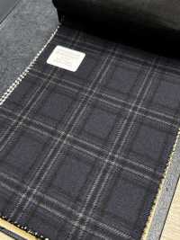M02045-3 KUNISHIMA1850 Exclusive line 【SOMO CASHMERE 100%】 감색 3D 체크[원단] 쿠니시마 주식회사 서브 사진