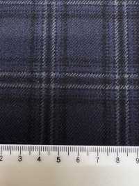 M02045-3 KUNISHIMA1850 Exclusive line 【SOMO CASHMERE 100%】 감색 3D 체크[원단] 쿠니시마 주식회사 서브 사진