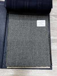 M02046-9 KUNISHIMA1850 Exclusive line 【SOMO CASHMERE 100%】 흑백 빅 체크[원단] 쿠니시마 주식회사 서브 사진