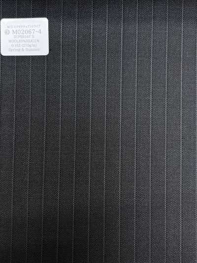 M02067-4 KUNISHIMA1850 익스클루시브 라인 【W/S 엑세큐티브 스트라이프】 진한 차콜 그레이 스트라이프