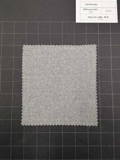 1AFC07-283 【재고 한정품】Nikke Textile 원단 MAFsuper120's 플란넬 그레이