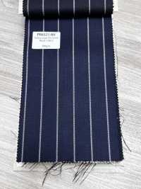 PR6521-NV 스테디 셀러 일본산 Premium Super120's Stretch 스트라이프 네이비[원단] 서브 사진