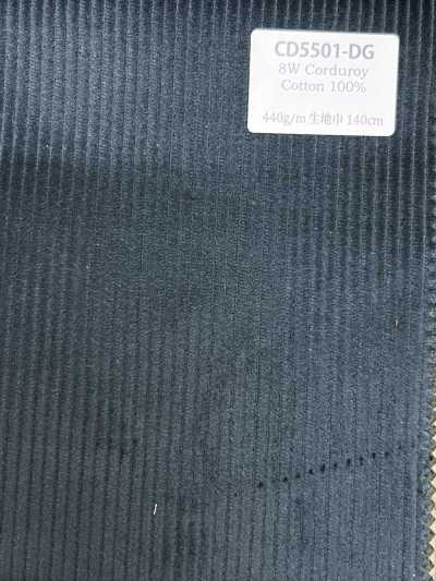CD5501-DG 8W 코듀로이 C100 다크 그린