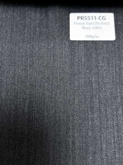 PR5511-CG 스테디셀러 국산 Premium Super120's Stretch 무지 차콜 그레이