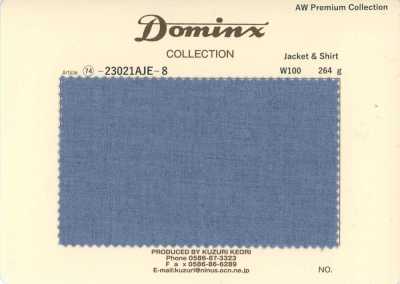 23021AJE-8 스테디 설러 Jacket & shirt 울100% DOMINX(ドミンクス) 프리미엄 컬렉션 라이트블루