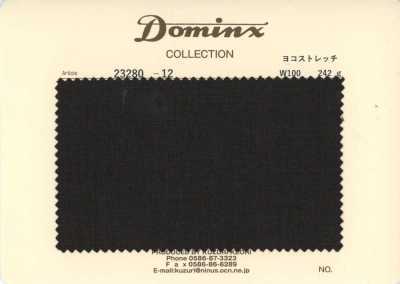 23280-12 스테디셀러 Pant Collection 가로 스트레치 울 100% DOMINX 프리미엄 컬렉션 차콜 그레이