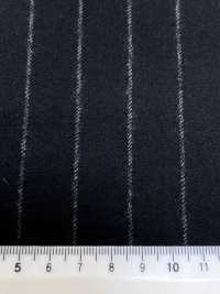 69582-13 26AW HERDREX 【Tasmanian Flannel】 실크 앤 울 블랙 스트라이프[원단] 쿠니시마 주식회사 서브 사진