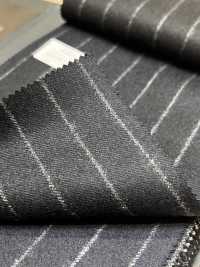 69582-20 26AW HERDREX 【Tasmanian Flannel】 실크 앤 울 네이비 스트라이프[원단] 쿠니시마 주식회사 서브 사진