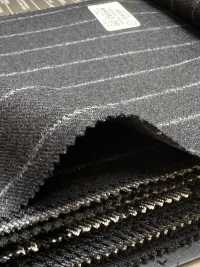 69582-20 26AW HERDREX 【Tasmanian Flannel】 실크 앤 울 네이비 스트라이프[원단] 쿠니시마 주식회사 서브 사진