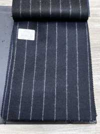 69582-20 26AW HERDREX 【Tasmanian Flannel】 실크 앤 울 네이비 스트라이프[원단] 쿠니시마 주식회사 서브 사진