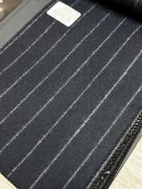 69582-34 26AW HERDREX 【Tasmanian Flannel】 실크 앤 울 네이비 스트라이프[원단] 쿠니시마 주식회사 서브 사진
