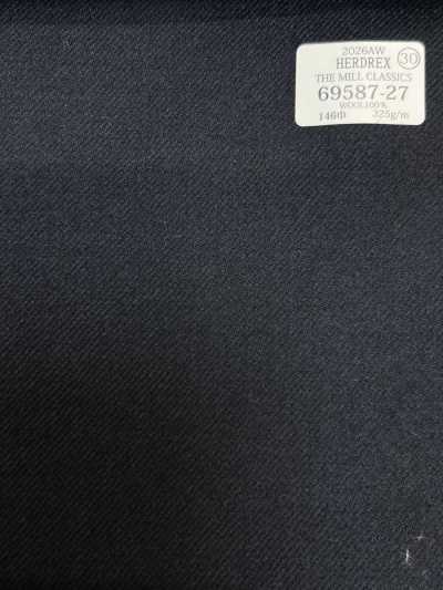 69587-27 26AW HERDREX 【THE MILL CLASSICS】 밀 클래식스 무지 네이비