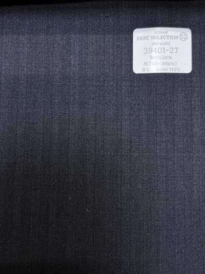 39401-27 26AW BESTSELECTION 【davaumi】 다바우미 다크 네이비 블루 헤링본