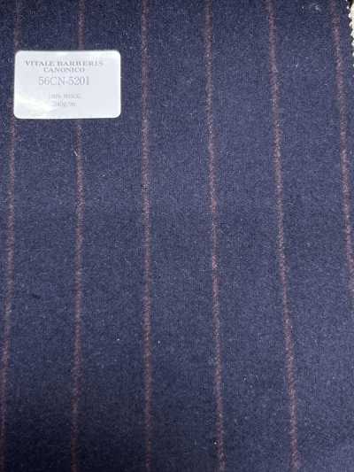 56CN5201 CANONICO(카노니코) 오리지널 울 플란넬 진남색/레드 스트라이프