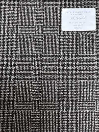 56CN5228 CANONICO(카노니코) 21 MOULINE SAXONY 브라운 글렌 체크