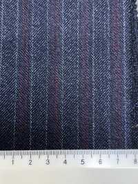 56CN5229 CANONICO(카노니코) 21 무린 색소니 네이비블루/레드 스트라이프[원단] CANONICO 추가 이미지
