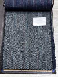 56CN5230 CANONICO(카노니코) 21 MOULINE SAXONY 회색/터키석 스트라이프[원단] CANONICO 추가 이미지