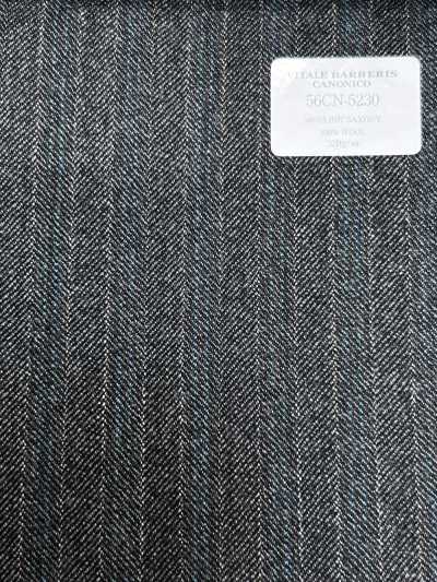 56CN5230 CANONICO(카노니코) 21 MOULINE SAXONY 회색/터키석 스트라이프