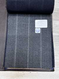 56CN5235 CANONICO(카노니코) RWS TRADITIONAL WORSTED 21 회색 스트라이프[원단] CANONICO 추가 이미지